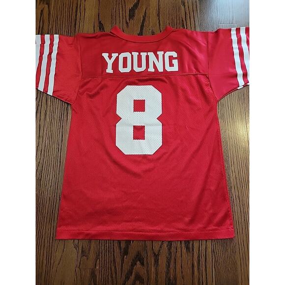 Steve Young San Francisco 49ers Jersey Youth Medium 10-12 Football Boys - Picture 7 of 8